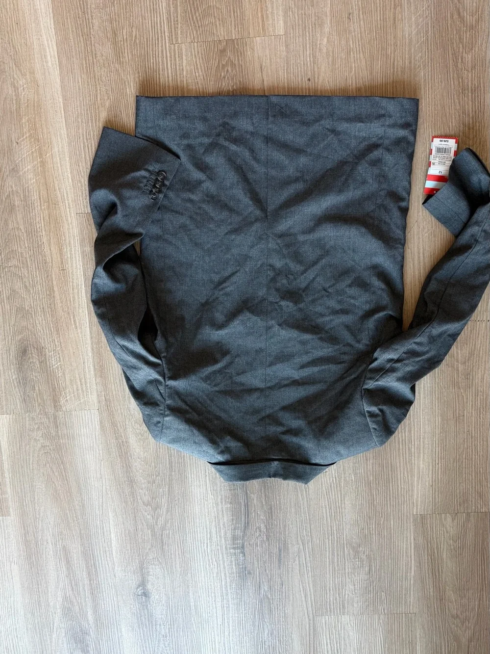 Boys Dark Gray Two-Button‎ Blazer